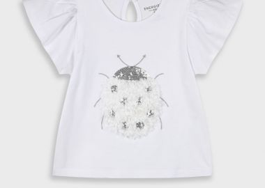 Μπλούζα με κέντημα για κορίτσι | ΕΚΡΟΥ - Energiers - 